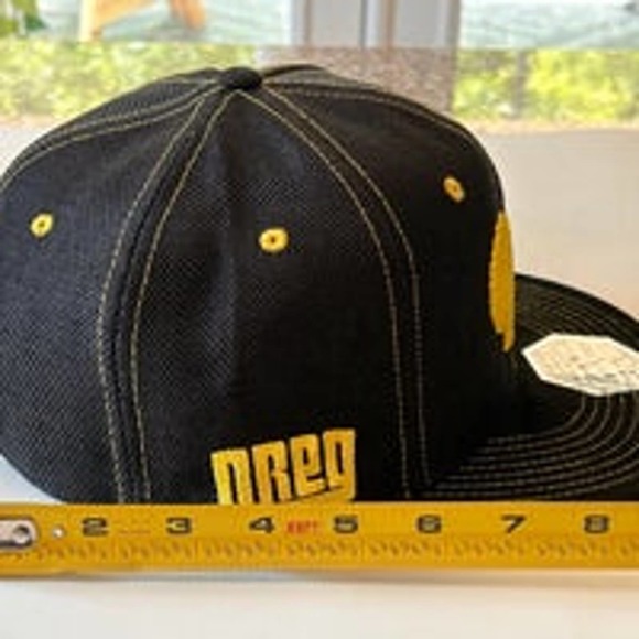 NWT Grassroots California 420 Limited Edition Black Yellow Snap Back Hat L/XL - Picture 8 of 10